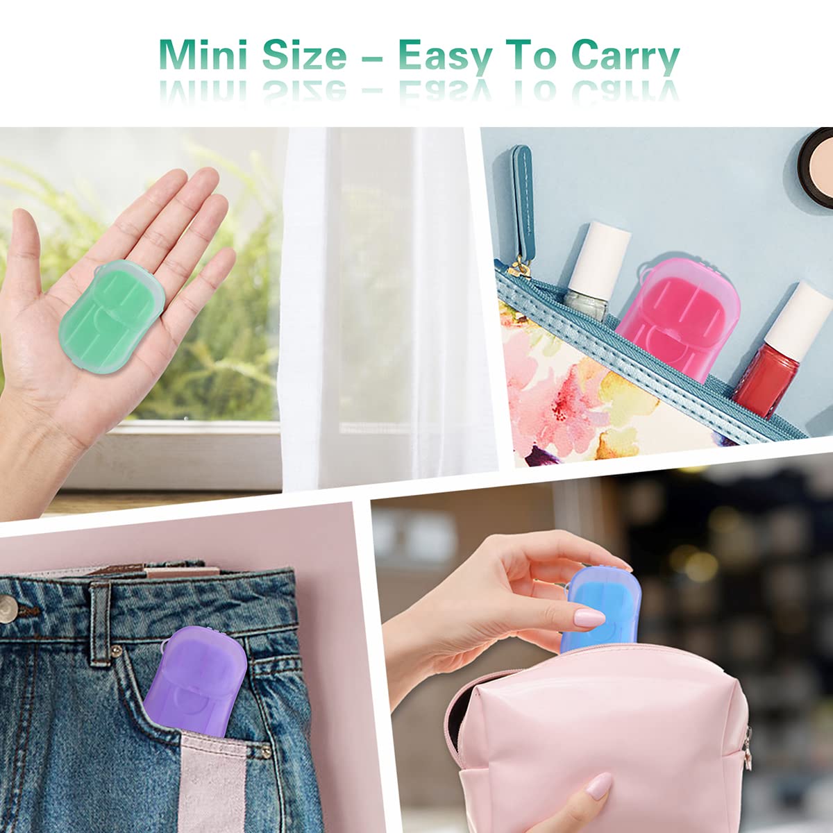 🧼 42% OFF Today – Travel Portable Paper Soap (50 Sheets, 6 Fresh Scents)