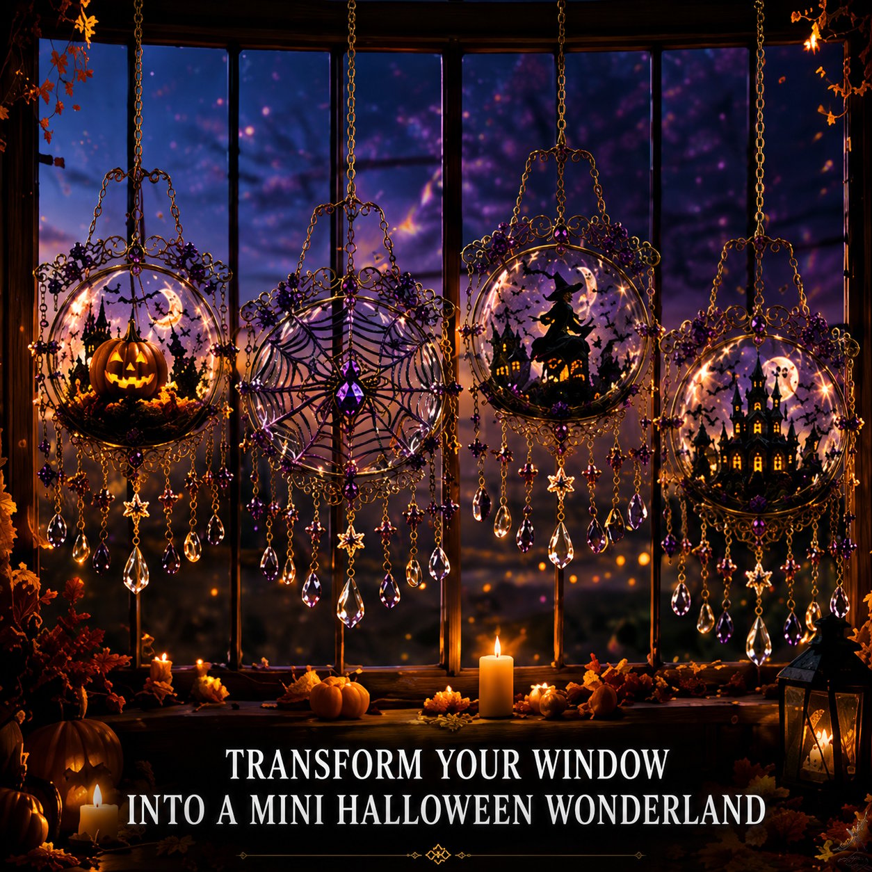 🎁Halloween Special Offer 50% OFF –🏰🎃Halloween Crystal Window Decoration