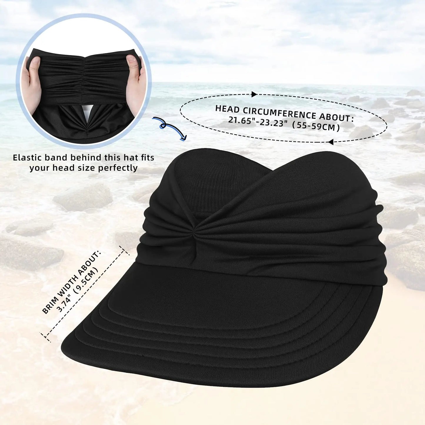🔥Last Day 50% OFF - Women's UV Protection Sun Visor Hat