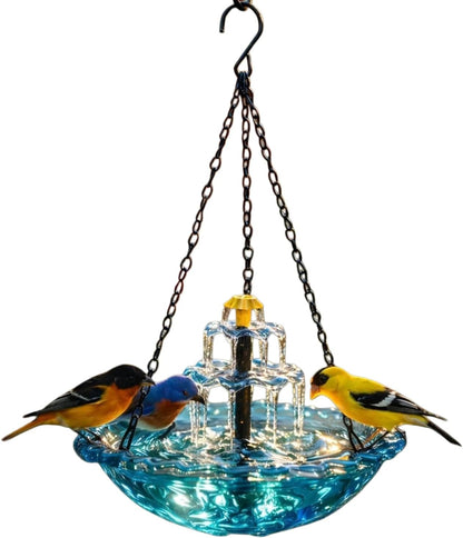 ✨Special Offer Today Only! 🐦 Solar Cascade Hanging Bird Bath Fountain