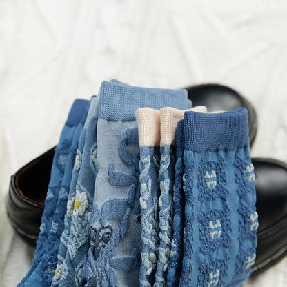 🌸 Vintage Floral Socks – 50% OFF Today Only! ✨