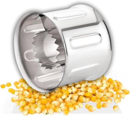 Multipurpose Corn Cutter & Kernel Stripper – Stainless Steel Cob Peeler for Home Kitchen: f