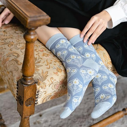 🌸 Vintage Floral Socks – 50% OFF Today Only! ✨