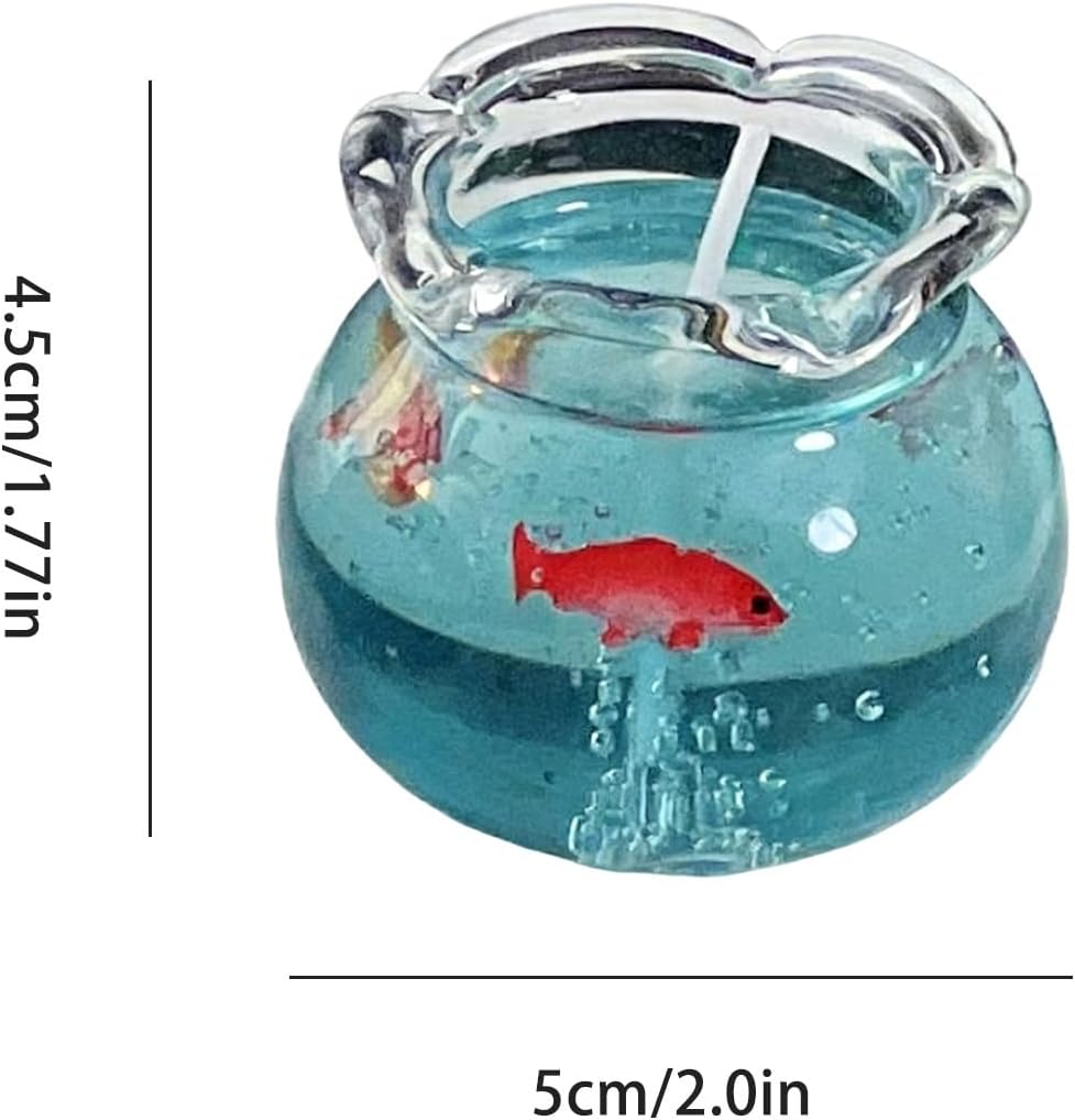🔥LAST DAY 49% OFF🔥 - Tranquil Ocean Collection  Scented Bubble Fish Tank Candle🐟️