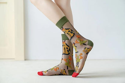 ✨Vintage Floral Sheer Summer Socks  – 50% OFF Today Only! ✨
