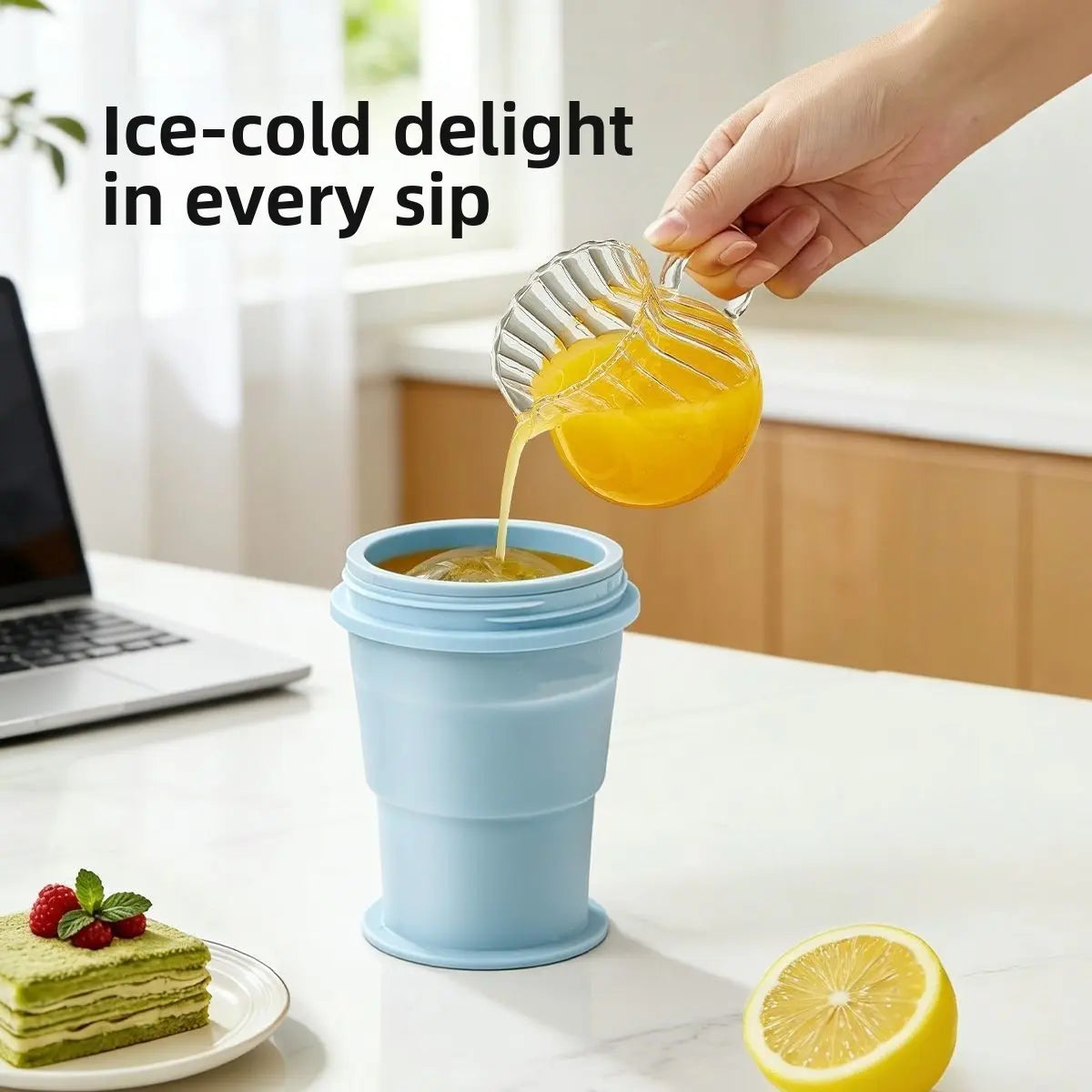 🔥Last Day 70% OFF🔥Portable Foldable Ice Ball Cup Silicone