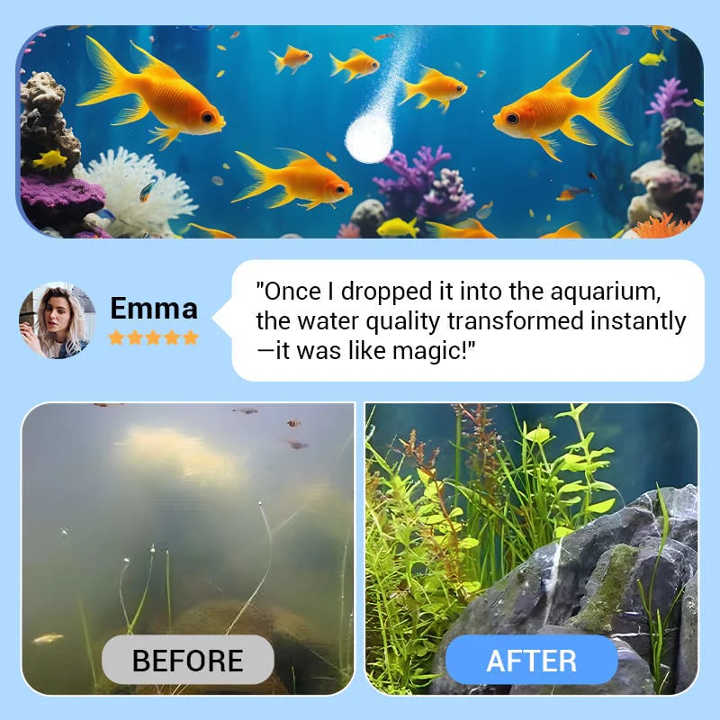 🔥Hot Sale🎁Powerful Aquarium Water Purification Tablet