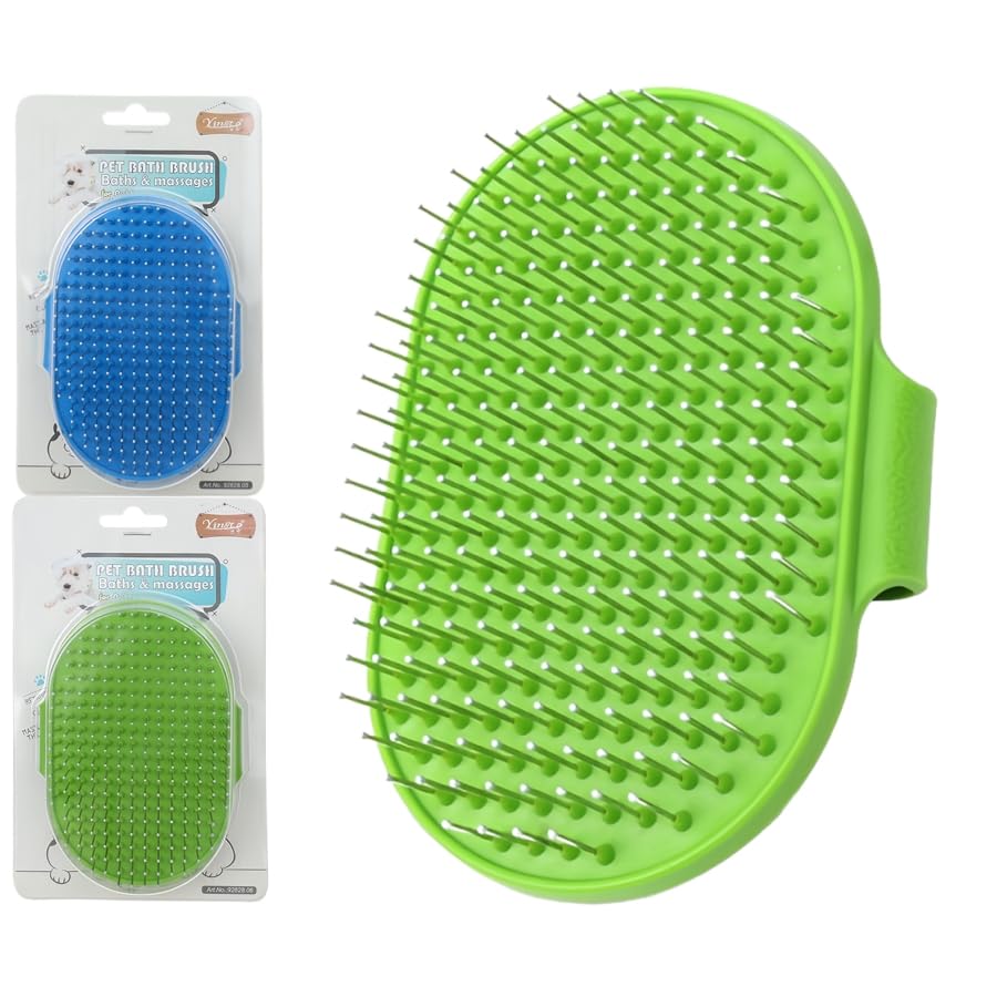 🔥4-in-1 Silicone Cat Brush Set, Scratcher Massager Deshedding Bath Tool for Cats & Dogs