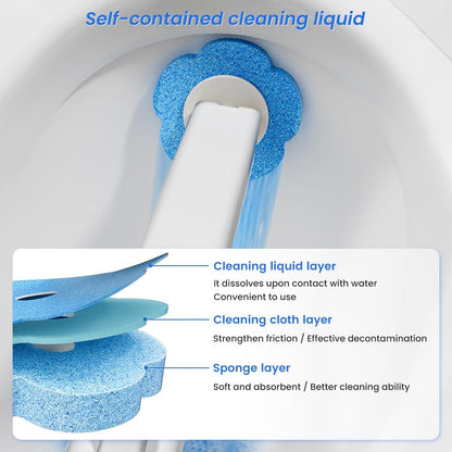 🔥Last Day 70% OFF🚽 Disposable toilet brush with refills