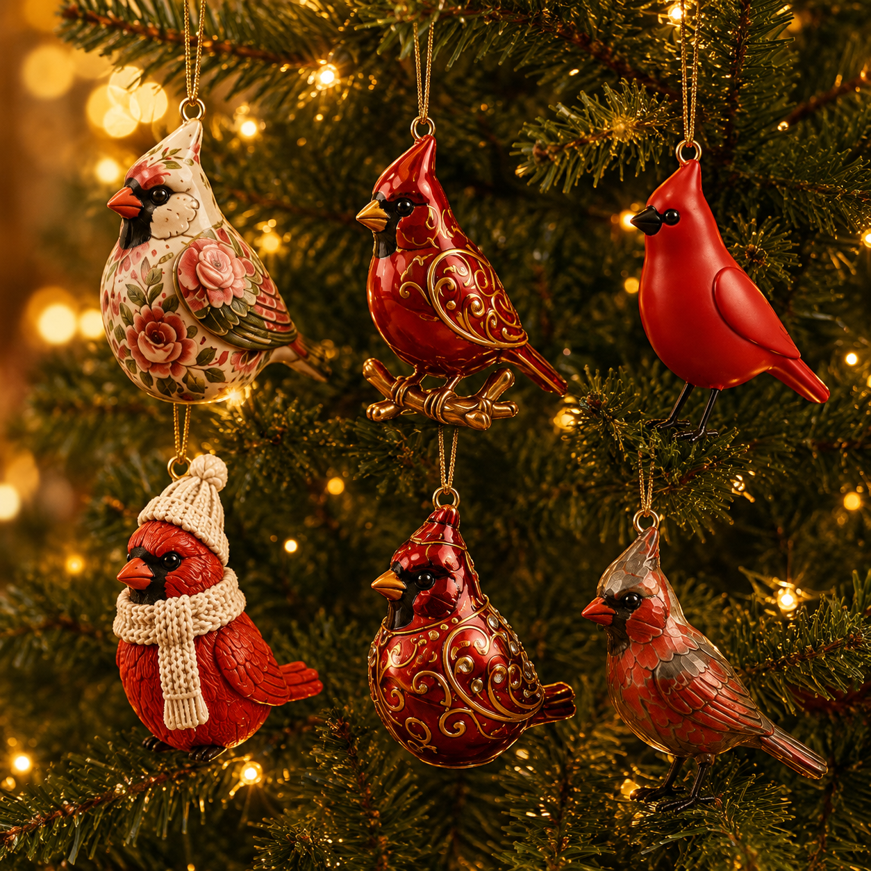 🔥cardinal Christmas 24-Day Countdown Calendar