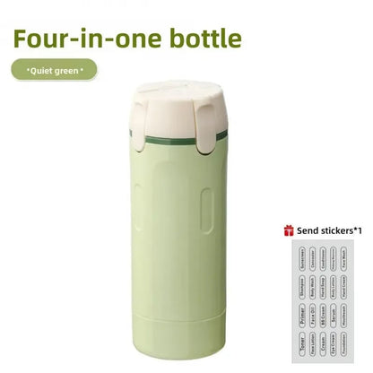 💖Hot 48% OFF🌹4-in-1 Portable Cosmetic & Shampoo Dispenser – Compact Travel Storage Bottle✈️