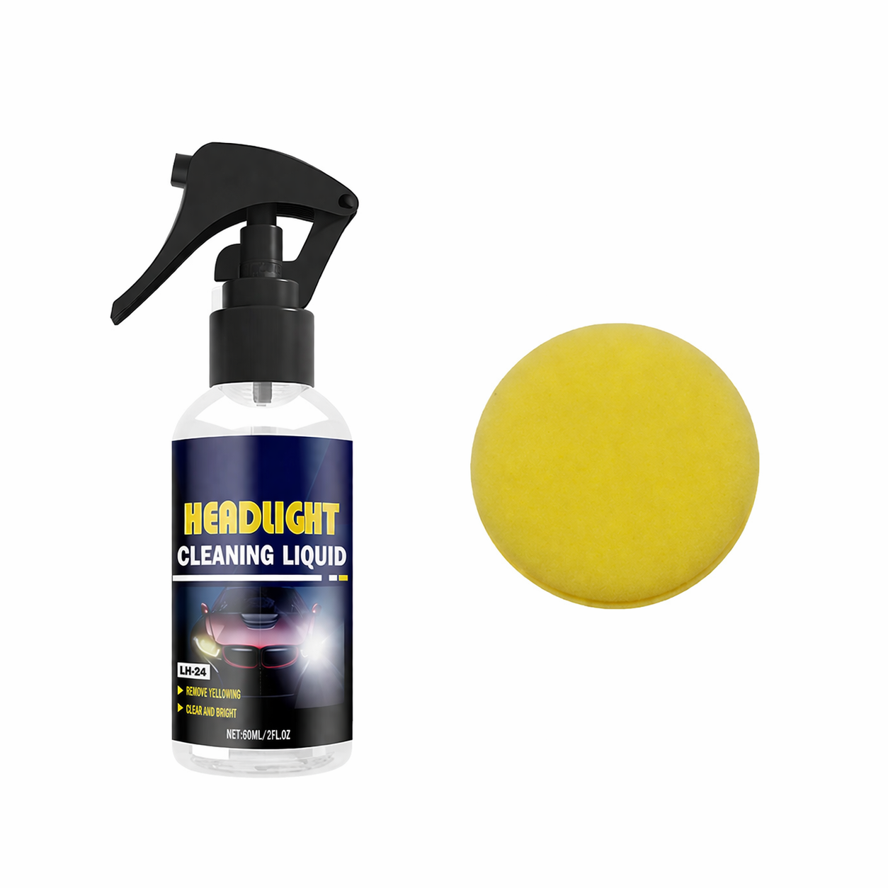 🔥Last Day49% OFF⏳Time-Limited Special⏰Car Headlight Cleaning and Restoration Agent