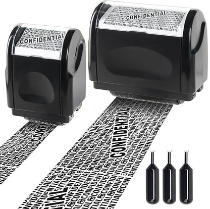 🔥🔥SALE 49% OFF!!-Privacy Protection Security Roller Stamp — Address & Billing Info Blocker, Home & Office Mailing Essentials 100m Long-Lasting Roll