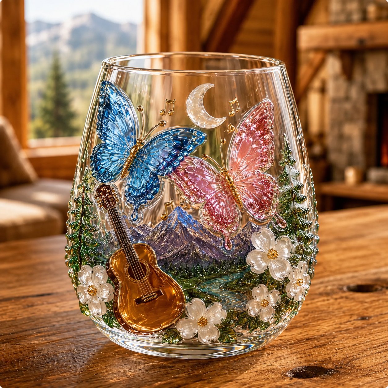 🤠 Queen of Country 1946–2026 3D Glass Collection | 8 Dolly-Inspired Country Designs with Raised Guitars, Butterflies, Boots, Florals & Vintage Music Details 🎸✨