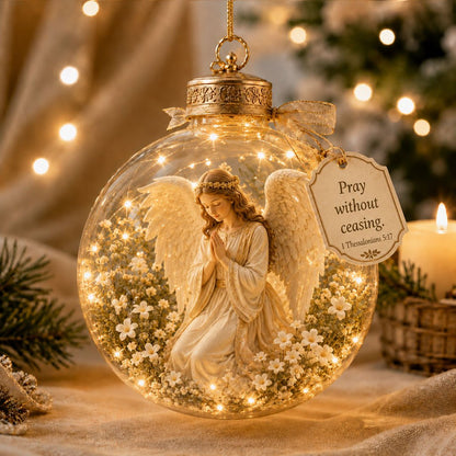 Illuminated Christian Scripture Keepsake Ornaments