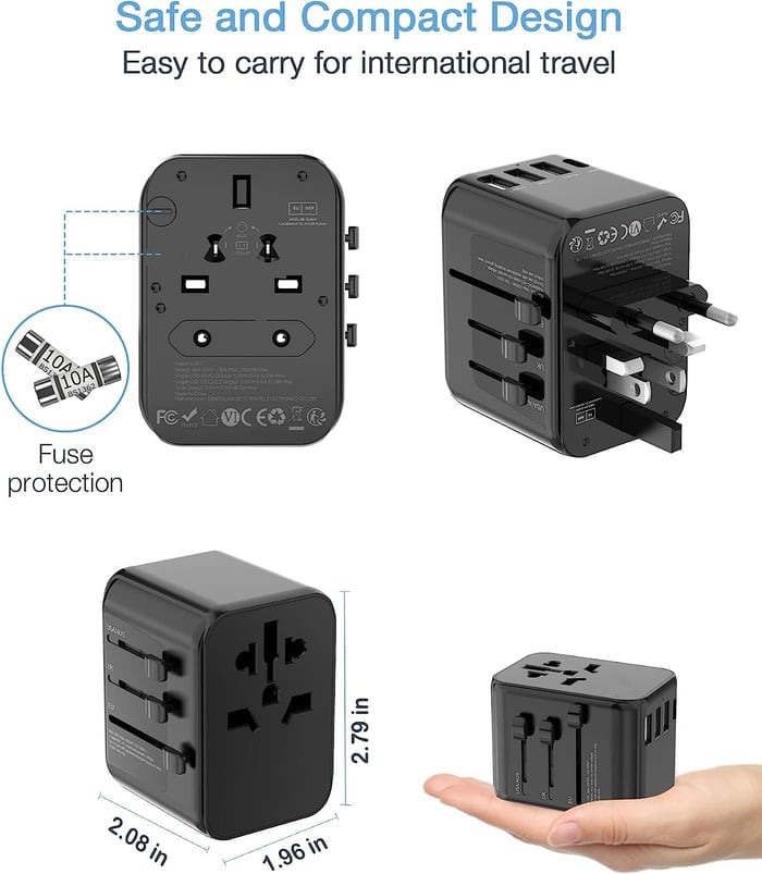 🔥Hot Sale - 50% OFF🔥All-in-One Universal Travel Adapter