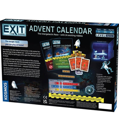 🎄⏱️Christmas Escape Room Advent Calendar – 24 Days of Space-Themed Riddles, Puzzles & Holiday Surprises(📦Buy 2 Free Shipping)