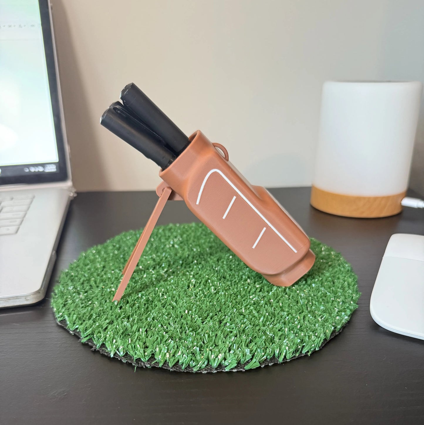 ⛳ Golf Bag Pen Holder | Stylish Desk Decor, Perfect Golf Lover Gift🎁