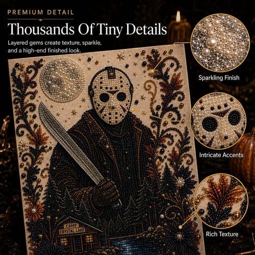 🖤 DIY Horror Diamond Art Kit