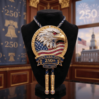 🎁Last Day 49% OFF - 🦅 USA 250th Anniversary Eagle Bolo Tie