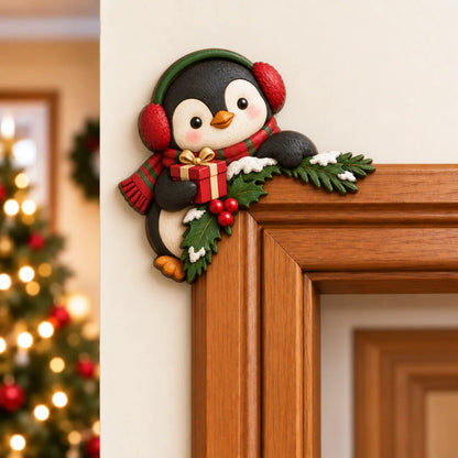 🎅 49% OFF | Christmas Door Frame Corner Decor – A Fun Holiday Surprise 🎄