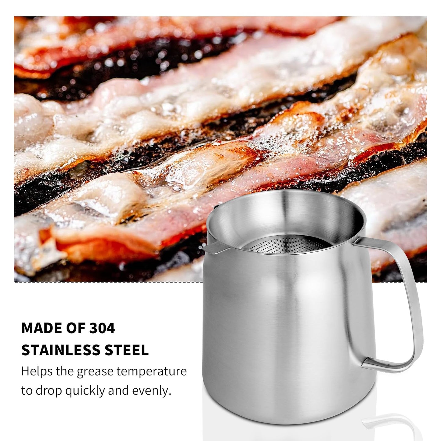 🔥LAST DAY 50% OFF-68oz Stainless Steel Deep Fryer Pot