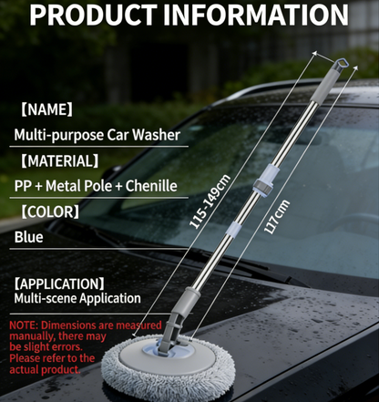 🔥Last Day 49% OFF - Durable Aluminum Long Handle Telescopic Car Wash Mop