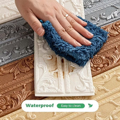 ✨Last Day 50% OFF✨4 Rolls Self-Adhesive Skirting Boards - 90 in Flexible Decorations