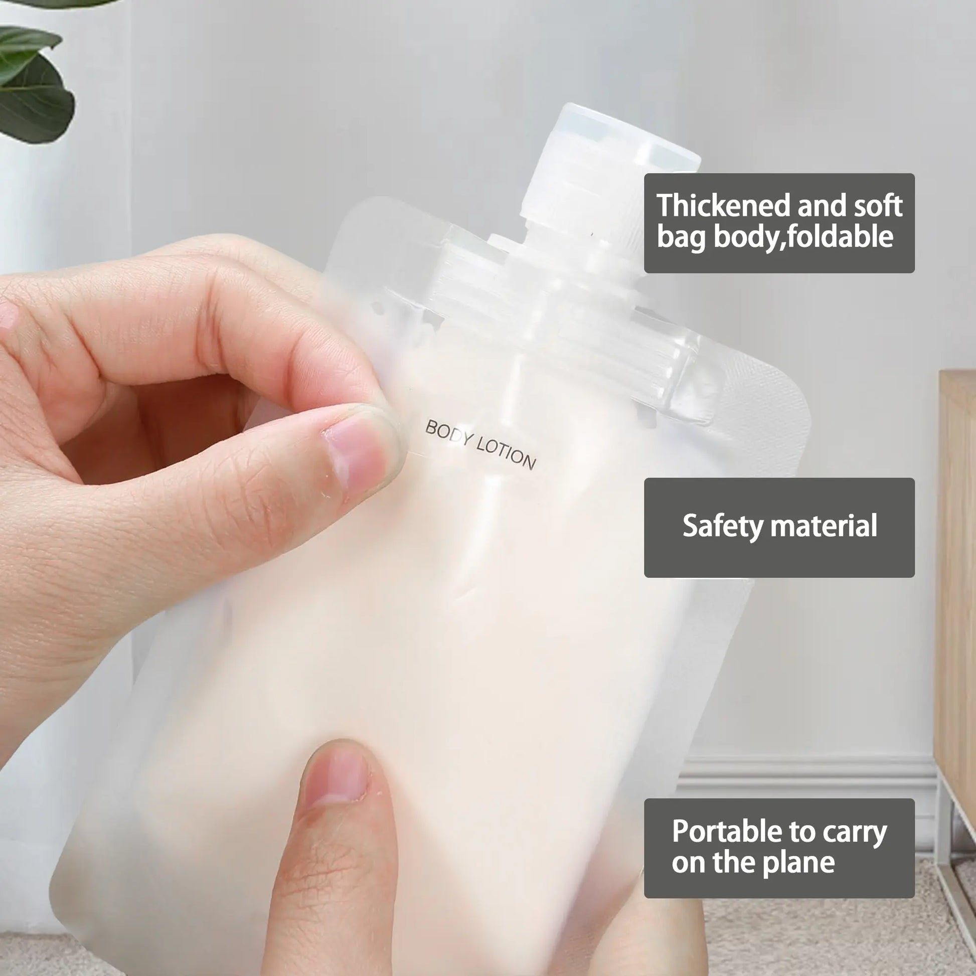 ✈️ Travel Sale-Leak Proof Toiletry Sample Bags