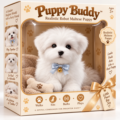 🎄49% OFF🐕🐾 Golden Buddy™ Realistic Robot Golden Retriever Puppy
