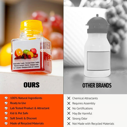 🔥LAST DAY 50% OFF - Ultra-Strong Fruit Fly Trap - User Friendly (Up to 3 Weeks per Bottle)