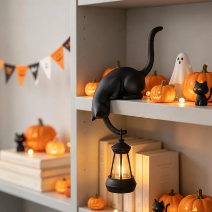 Cute Cat Hook Shelf Decor
