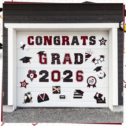 🎓 2026 Grad Car Magnets 🧲 – 30-Piece Set for Celebration Decor (Cars, Fridges & More) 🎁Buy 2 Free Shipping