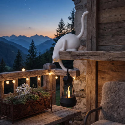 Cute Cat Hook Shelf Decor