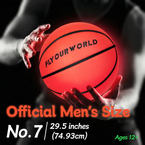 🏀Light Up LED Glow-in-the-Dark Basketball – Lights Out, Game On!