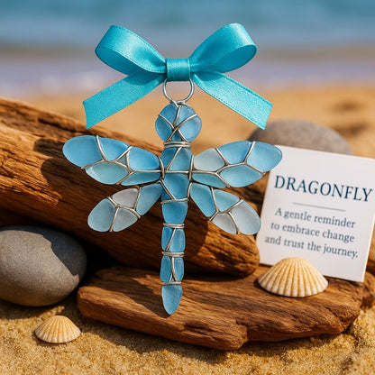 🐣🌊Easter Wire Wrapped Sea Glass Ornaments ✨Shaped by Nature & Crafted by Hand💝