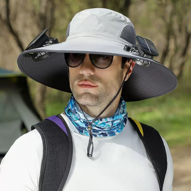 😎 Solar-Powered Cooling Hat 🌞Keeps You Chill❄️
