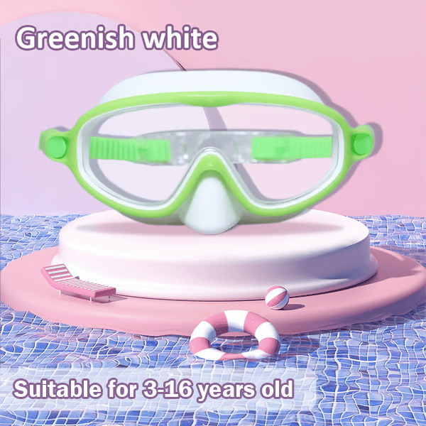 🏊‍♀️Summer is coming🏊‍♀️-HD children's large frame waterproof and anti-fog swimming goggles