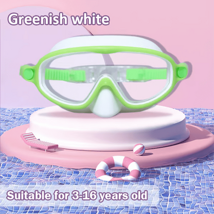 🏊‍♀️Summer is coming🏊‍♀️-HD children's large frame waterproof and anti-fog swimming goggles
