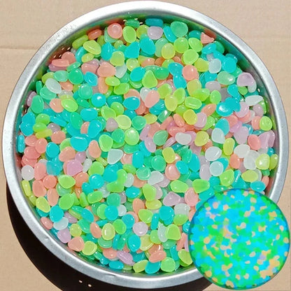 Glowing pebbles