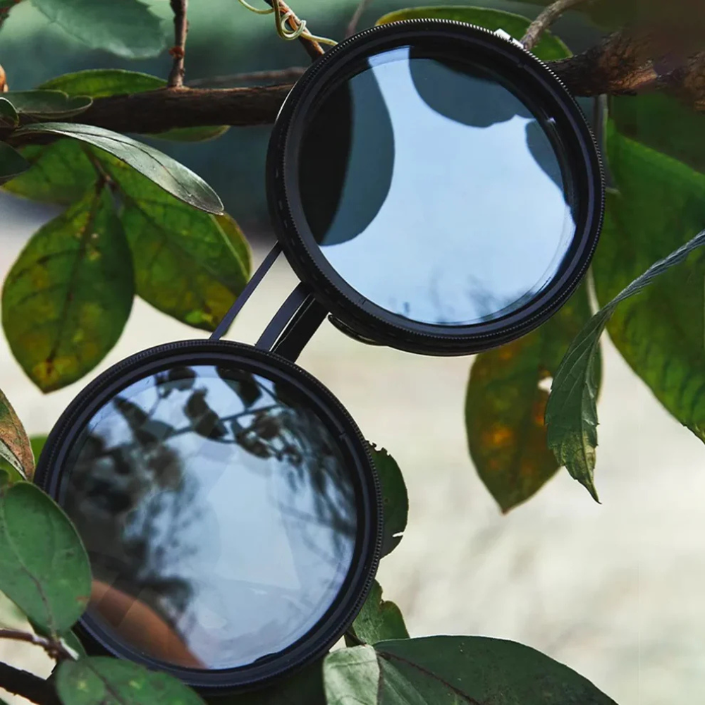 UV-protective polarized sunglasses