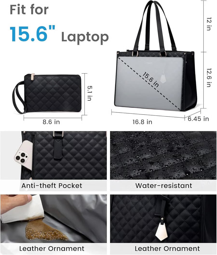 2026 Hot Sale 💝2 in 1 Tote Bag Lunch Bag Combo💝