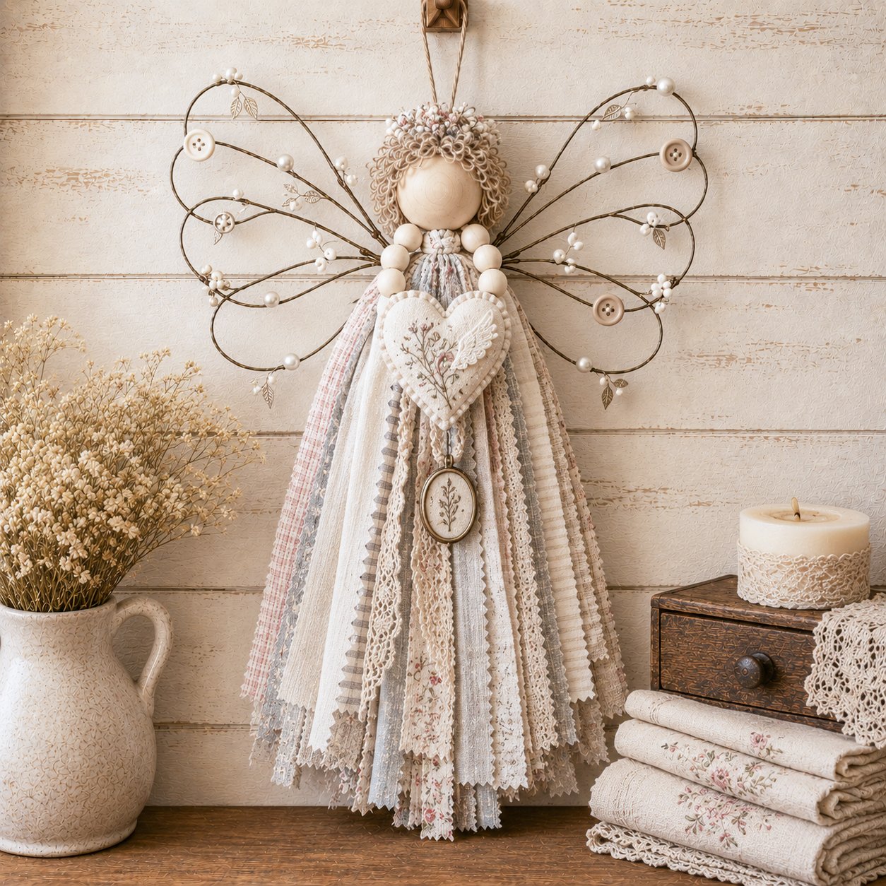 🪽 Angel Fabric Hanging DIY Kit