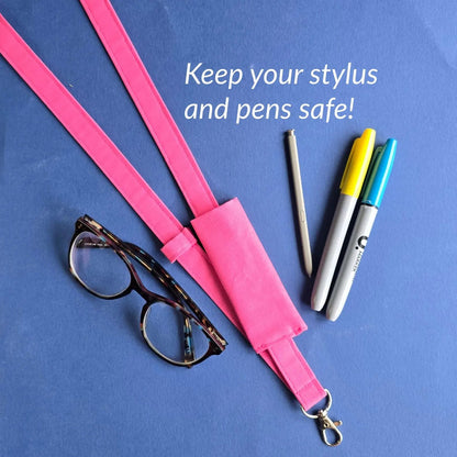 🔥LAST DAY 50% OFF -👩‍🏫NEW UPGRADED Plain Fabric Pen Lanyards