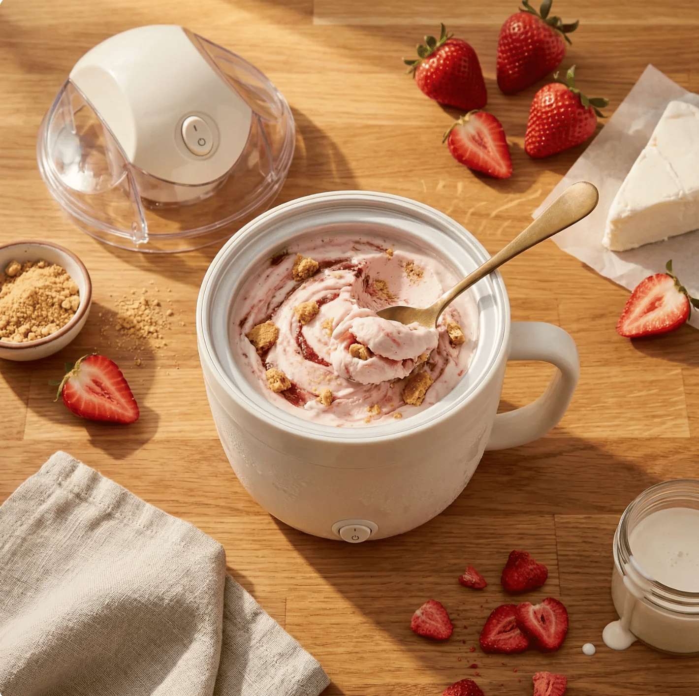 Free Shipping🍨Ice Cream Maker with Handle