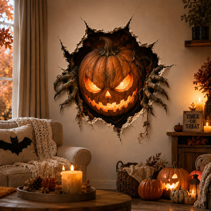 🔥Last Day 50% OFF-Halloween Break-In 3D Wall Decals