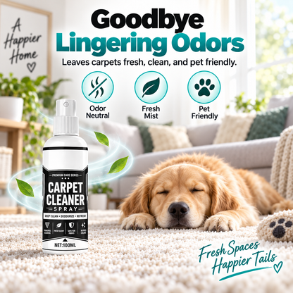 🧴🧽 Deep Cleaning Carpet Spray – Easily Lift Stains & Refresh Carpets! ✨🍀