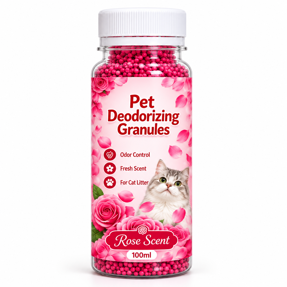 ⏰🏠Cat Litter Deodorizing Granules – Easy Sprinkle-On Odor Control in Five Fresh Scents 🌿🍀