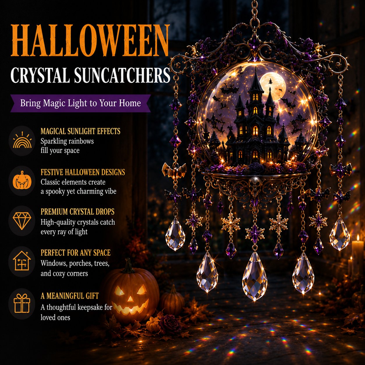 🎁Halloween Special Offer 50% OFF –🏰🎃Halloween Crystal Window Decoration