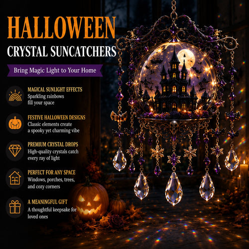 🎁Halloween Special Offer 50% OFF –🏰🎃Halloween Crystal Window Decoration